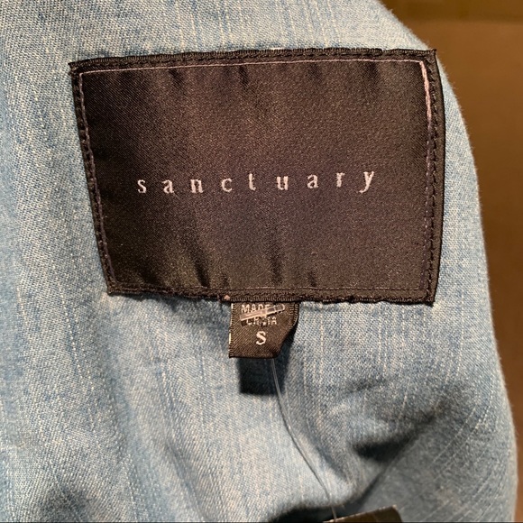 NWT Denim Blouse - Picture 9 of 13